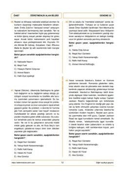 Adem Hakan Uzem 2026 MEB-AGS ÖABT Fuzuli Türk Dili Edebiyatı Öğretmenliği Dijital Çözümlü 5 Deneme﻿
