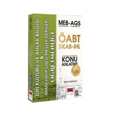 Yargı Yayınları MEB-AGS ÖABT DKAB-İHL Din Kültürü ve Ahlak Bilgisi Öğretmenliği Konu Anlatımı (Ferhat Erdoğan)