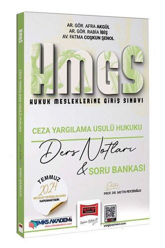 2025 Hukuk Mesleklerine Giriş Sınavı Ceza Yargılama Usulü Hukuku Ders Notları & Soru Bankası Yargı Yayınları