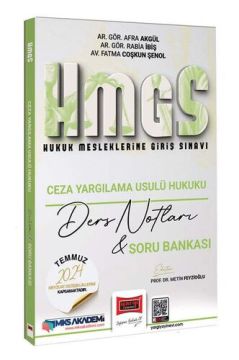 2025 Hukuk Mesleklerine Giriş Sınavı Ceza Yargılama Usulü Hukuku Ders Notları & Soru Bankası Yargı Yayınları