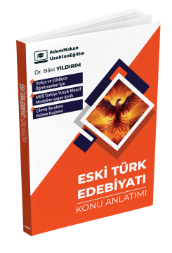 Adem Hakan Uzem MEB-AGS ÖABT Türkçe ve Edebiyat Öğretmenliği Eski Türk Edebiyatı Konu Anlatımı