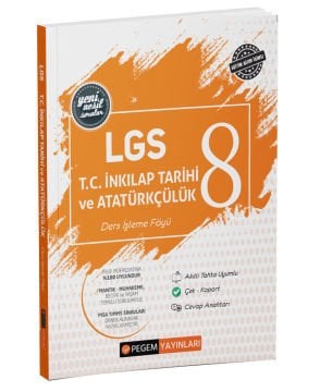 LGS T.C. İnkılap Tarihi ve Atatürkçülük Ders İşleme Föyü Pegem Yayınları
