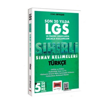 8. Sınıf LGS Türkçe Son 20 Yılda Sıklıkla Kullanılan Sihirli Sınav Kelimeleri Yargı Yayınları