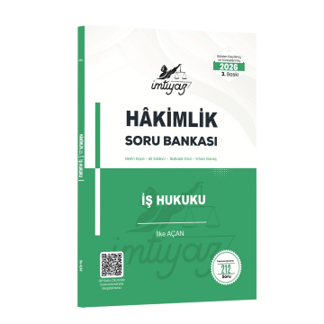 İmtiyaz Yayınları 2026 Hakimlik İş Hukuku Soru Bankası