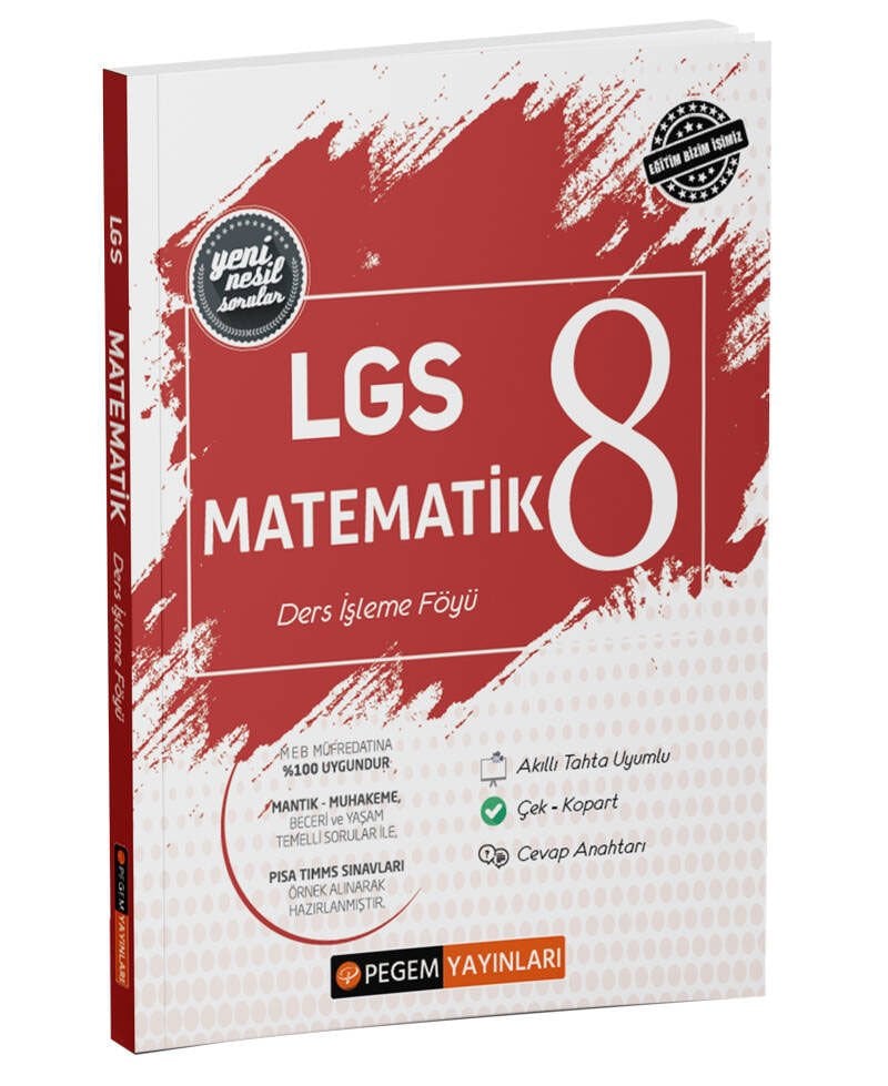 LGS Matematik Ders İşleme Föyü Pegem Yayınları