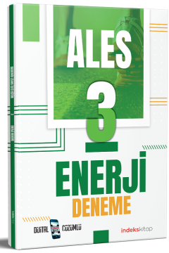 İndeks Kitap 2022 ALES Enerji 3 Deneme Dijital Çözümlü İndeks Kitap