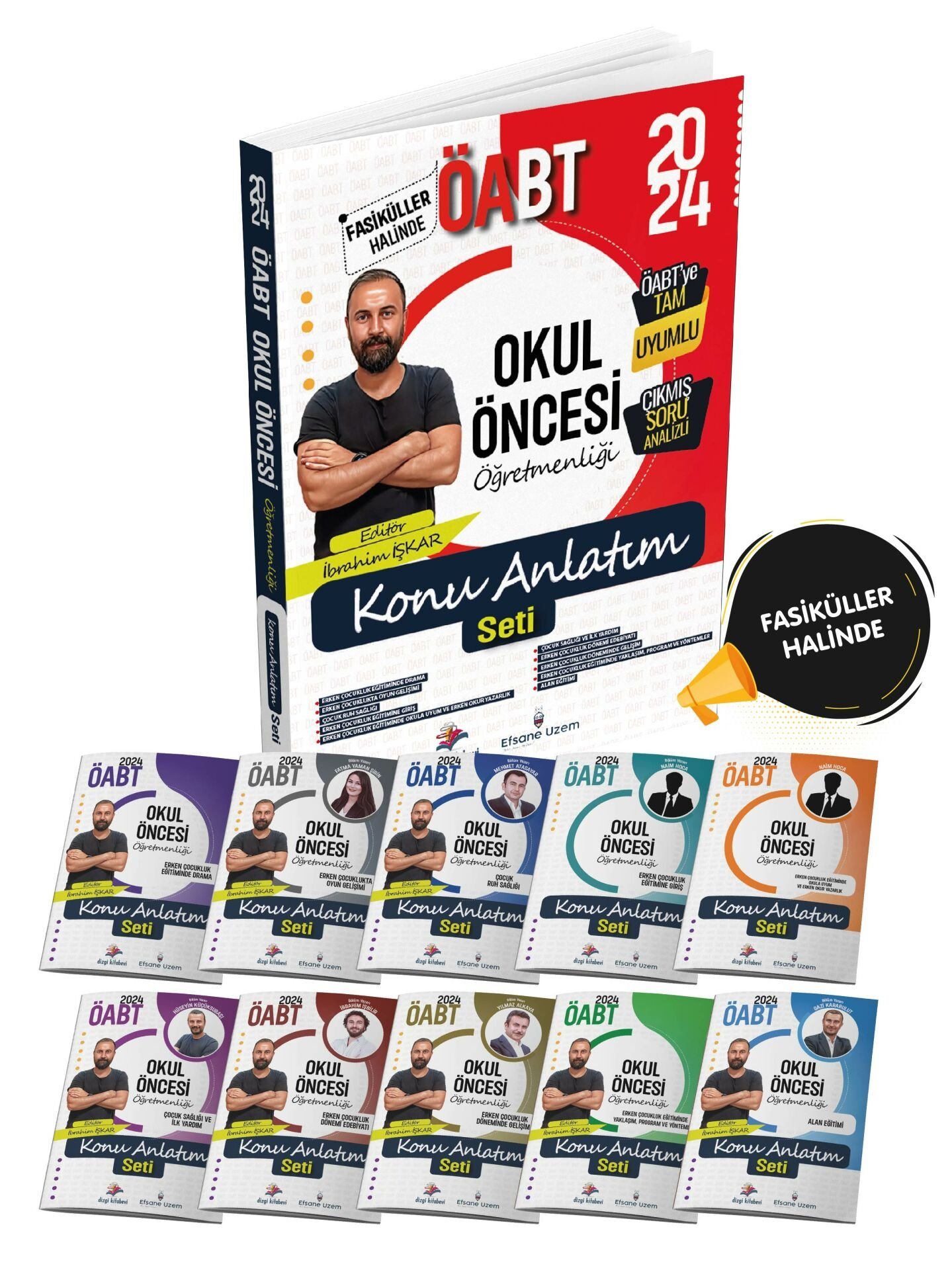 Dizgi Kitap KPSS Okul Öncesi Öğretmenliği Çıkmış Soru Analizli Fasiküller Halinde Konu Anlatım Seti - 2024