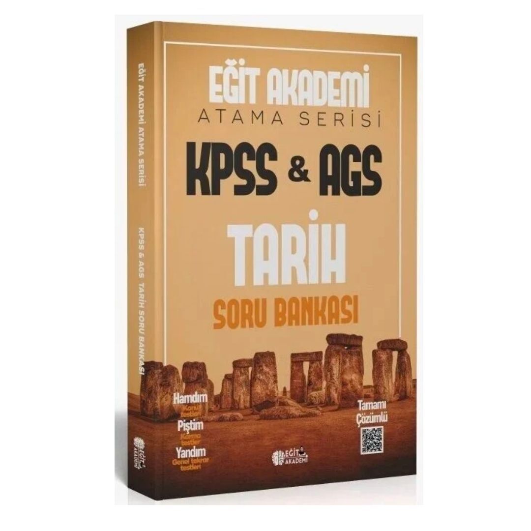 KPSS MEB-AGS Tarih Atama Serisi Soru Bankası Eğit Akademi