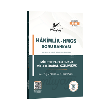İmtiyaz Yayınları 2026 HMGS Hakimlik Milletlerarası Hukuk, Milletlerarası Özel Hukuk Soru Bankası