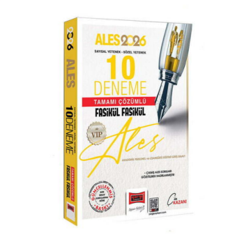 2026 ALES VIP Sayısal-Sözel Yetenek Tamamı Çözümlü Fasikül Fasikül 10 Deneme Yargı Yayınları