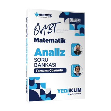 Yediiklim Yayınları 2027 ÖABT Matematik Öğretmenliği Analiz Tamamı Çözümlü Soru Bankası