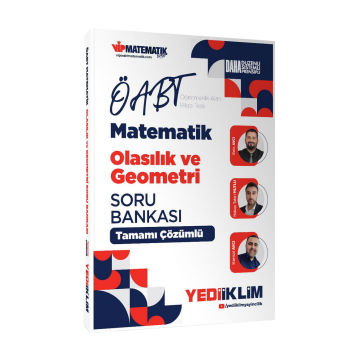 Yediiklim Yayınları 2027 ÖABT Matematik Öğretmenliği Olasılık ve Geometri Tamamı Çözümlü Soru Bankası