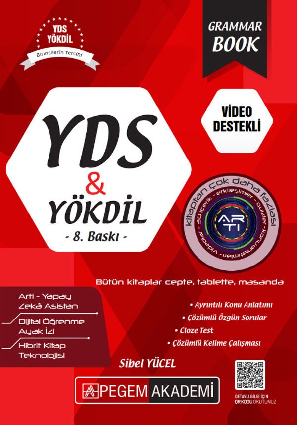 YDS YÖKDİL Grammar Book Pegem Yayınları