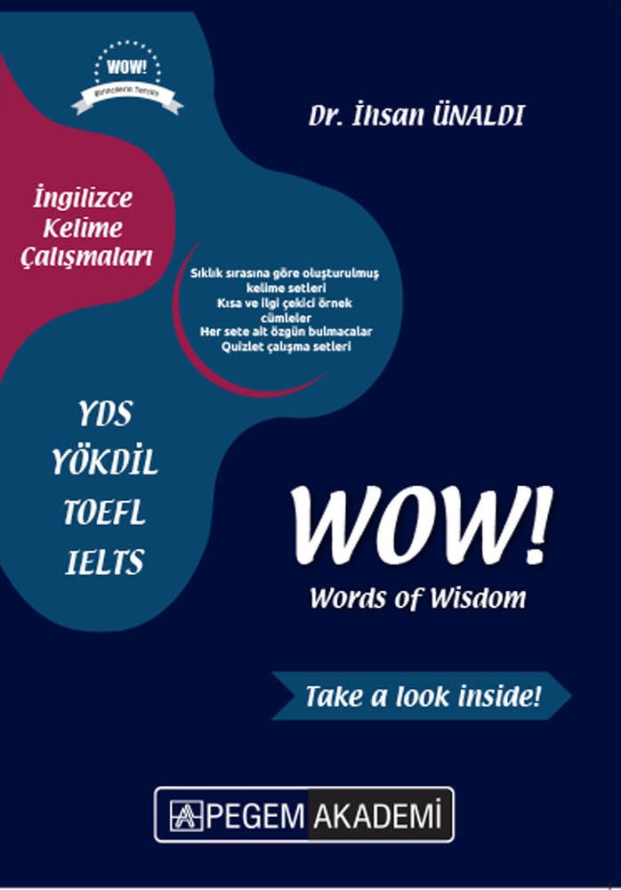 YDS YÖKDİL WoW! Words of Wisdom Pegem Akademi