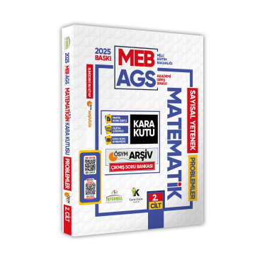 2025 MEB-AGS Matematik Kara Kutu 2. Cilt PROBLEMLER ÖSYM Çıkmış Soru Bankası Video/PDF Çözümlü İnformal Yayınları
