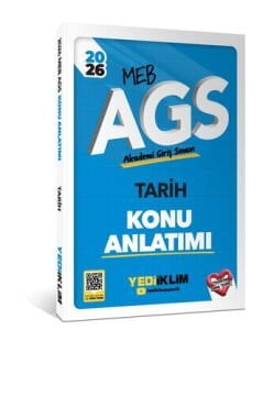 Yediiklim Yayınları 2026 MEB-AGS Tarih Konu Anlatımı