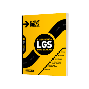 Hız Yayınları 8. Sınıf LGS 9 İstasyonda Soru Bankası