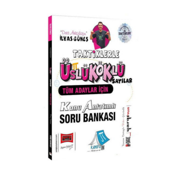 Yargı Yayınları Tüm Adaylar İçin Taktiklerle Üslü Köklü Sayılar Konu Anlatımlı Soru Bankası (İlyas Güneş)