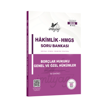 İmtiyaz Yayınları 2026 HMGS Hakimlik Borçlar Hukuku Genel ve Özel Hükümler Soru Bankası