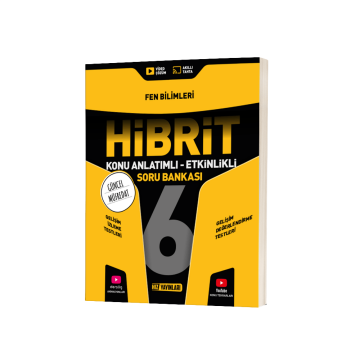 Hız Yayınları 6. Sınıf Fen Bilimleri Hibrit Konu Anlatımlı Etkinlikli Soru Bankası
