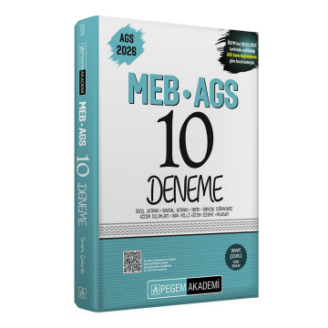 2026 MEB AGS Tamamı Çözümlü 10 Deneme Pegem Akademi