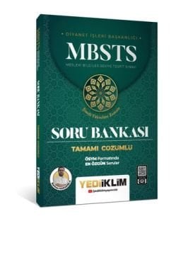 MBSTS Tamamı Çözümlü Soru Bankası Yediiklim Yayınları