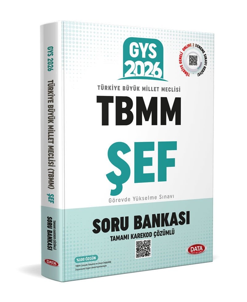 Türkiye Büyük Millet Meclisi (TBMM) GYS Şef Soru Bankası Data Yayınları