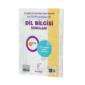 Karekök Yayınları TYT ve MSÜ Dil Bilgisi Çıkmış Sorular