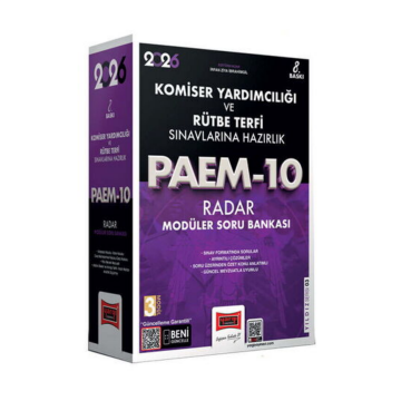 2026 PAEM Komiser Yardımcılığı ve Rütbe Terfi Sınavlarına Hazırlık Radar Modüler Soru Bankası Yargı Yayınları