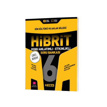 Hız Yayınları 6. Sınıf Din Kültürü ve Ahlak Bilgisi Hibrit Konu Anlatımlı Etkinlikli Soru Bankası