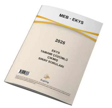 Dizgi Kitap Meb Ekys Tamamı Çözümlü 2025 Sınavı Tek Fasikül Orijinal Çıkmış Sorular