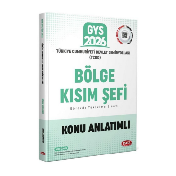 2026 GYS TCDD Bölge Kısım Şefi Konu Anlatımlı Görevde Yükselme Data Yayınları