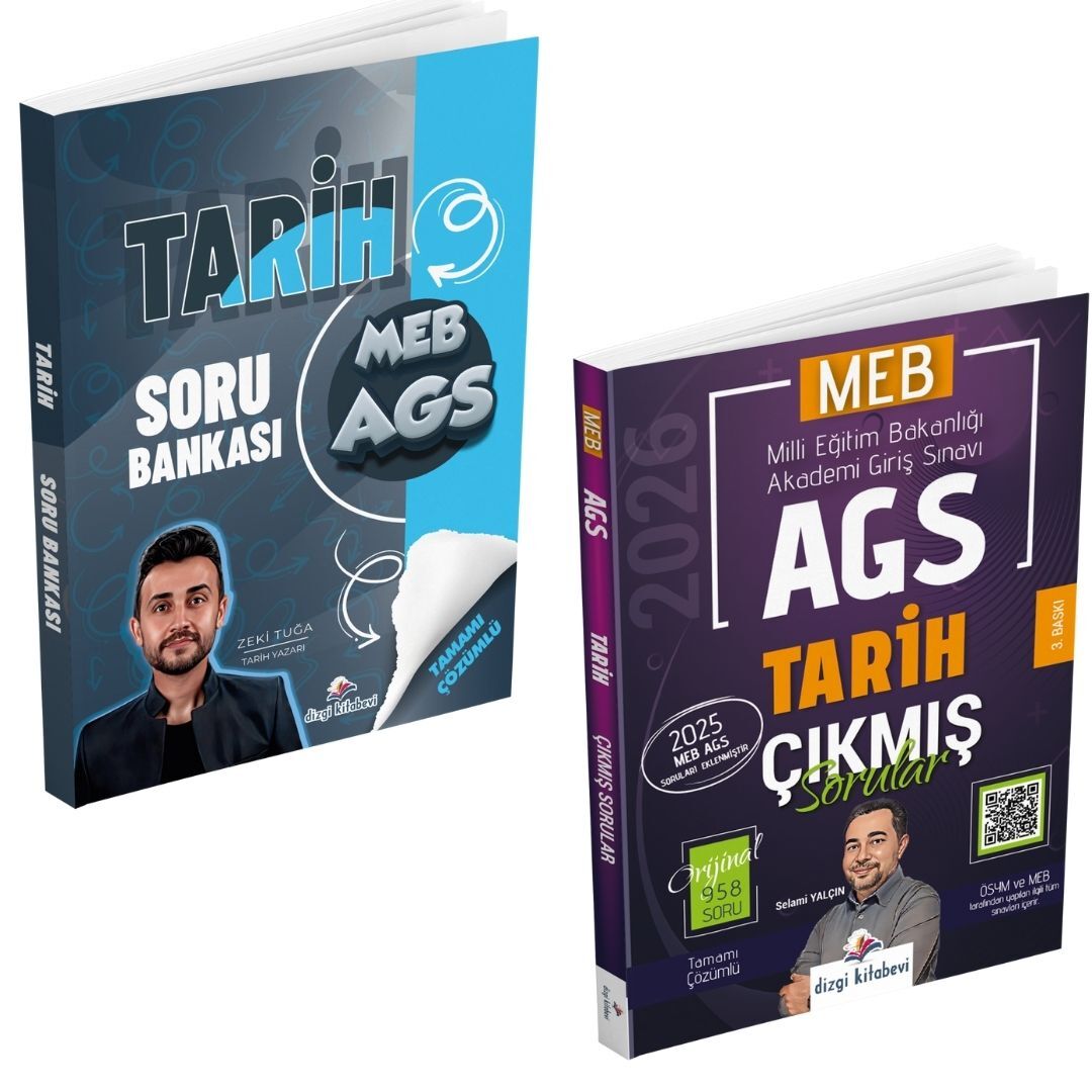 Dizgi Kitap 2026 MEB AGS Tarih Tamamı Çözümlü Soru Bankası ve Çıkmış Sorular Seti