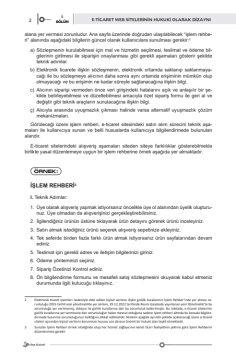 Dizgi Kitap E-Ticaret Siteleri İçin Hukuk Rehberi