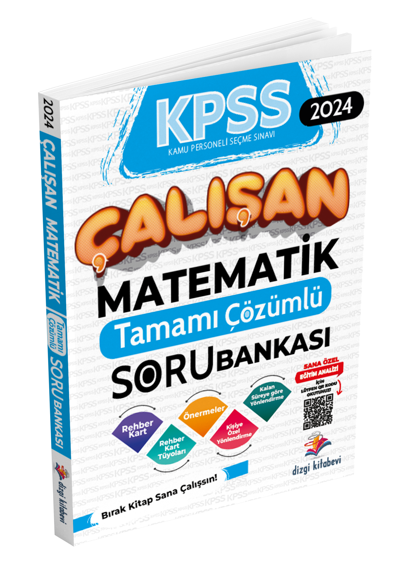 Dizgi Kitap Kpss Çalışan Matematik Tamamı Çözümlü Soru Bankası 2024