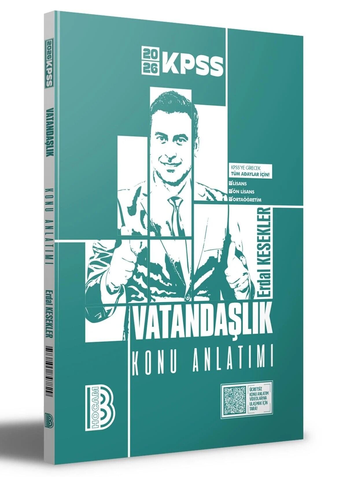 2026 KPSS Vatandaşlık Konu Anlatımı Erdal Kesekler Benim Hocam Yayınları