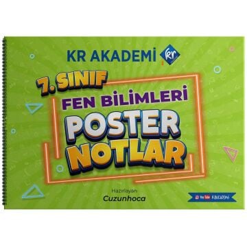 KR Akademi 7. Sınıf Fen Bilimleri Poster Notlar