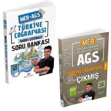 Dizgi Kitap 2026 MEB AGS Türkiye Coğrafyası Tamamı Video Çözümlü Soru Bankası ve Çıkmış Sorular Seti Kazım Sayın