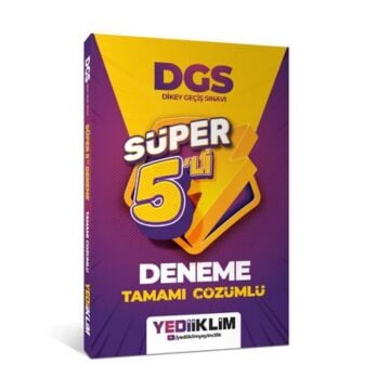 Yediiklim 2027 DGS Tamamı Çözümlü Süper 5'li Deneme