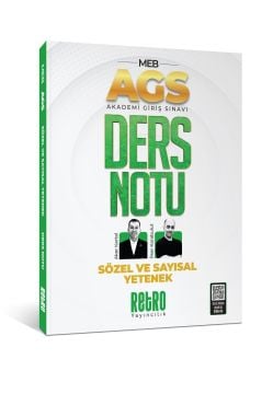 AGS Sözel ve Sayısal Yetenek Ders Notu Retro Yayınları