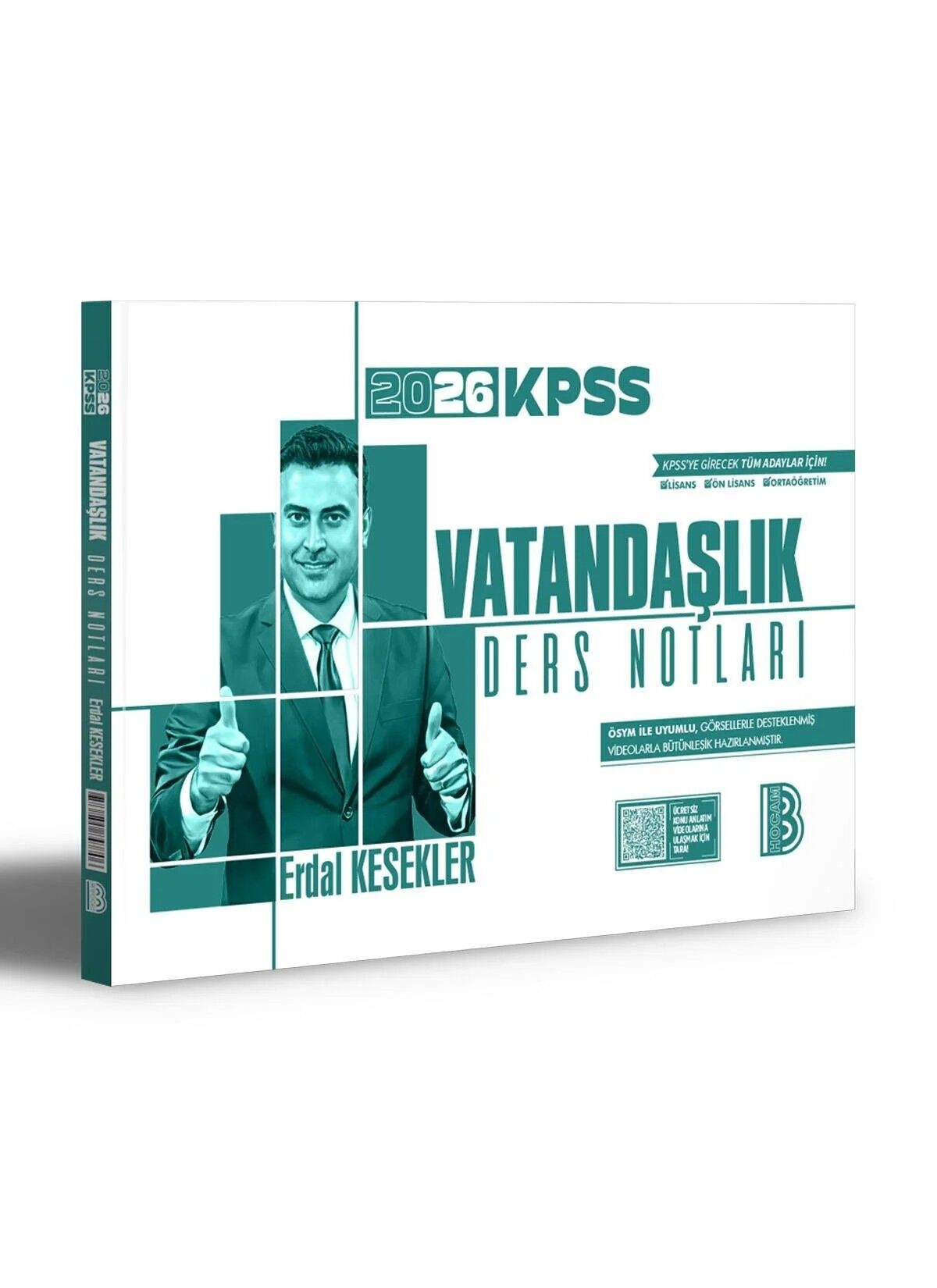 2026 KPSS Vatandaşlık Ders Notları Erdal Kesekler Benim Hocam Yayınları