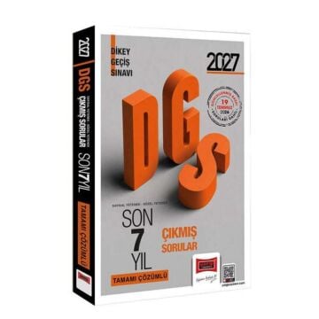 Yargı Yayınları 2027 DGS Sayısal-Sözel Yetenek Tamamı Çözümlü Son 7 Yıl Çıkmış Sorular