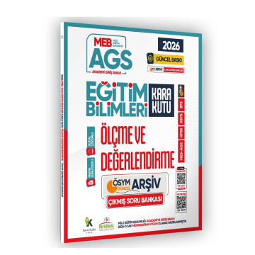 2026 MEB AGS Eğitim Bilimlerinin Kara Kutusu ÖLÇME ve DEĞERLENDİRME ÖSYM Çıkmış Soru Bankası Çözümlü İnformal Yayınları
