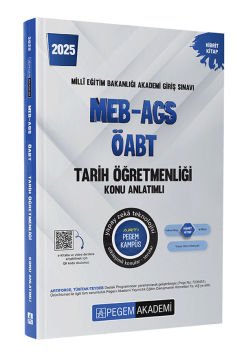 2025 MEB-AGS-ÖABT Tarih Öğretmenliği Konu Anlatımlı Pegem Yayınları