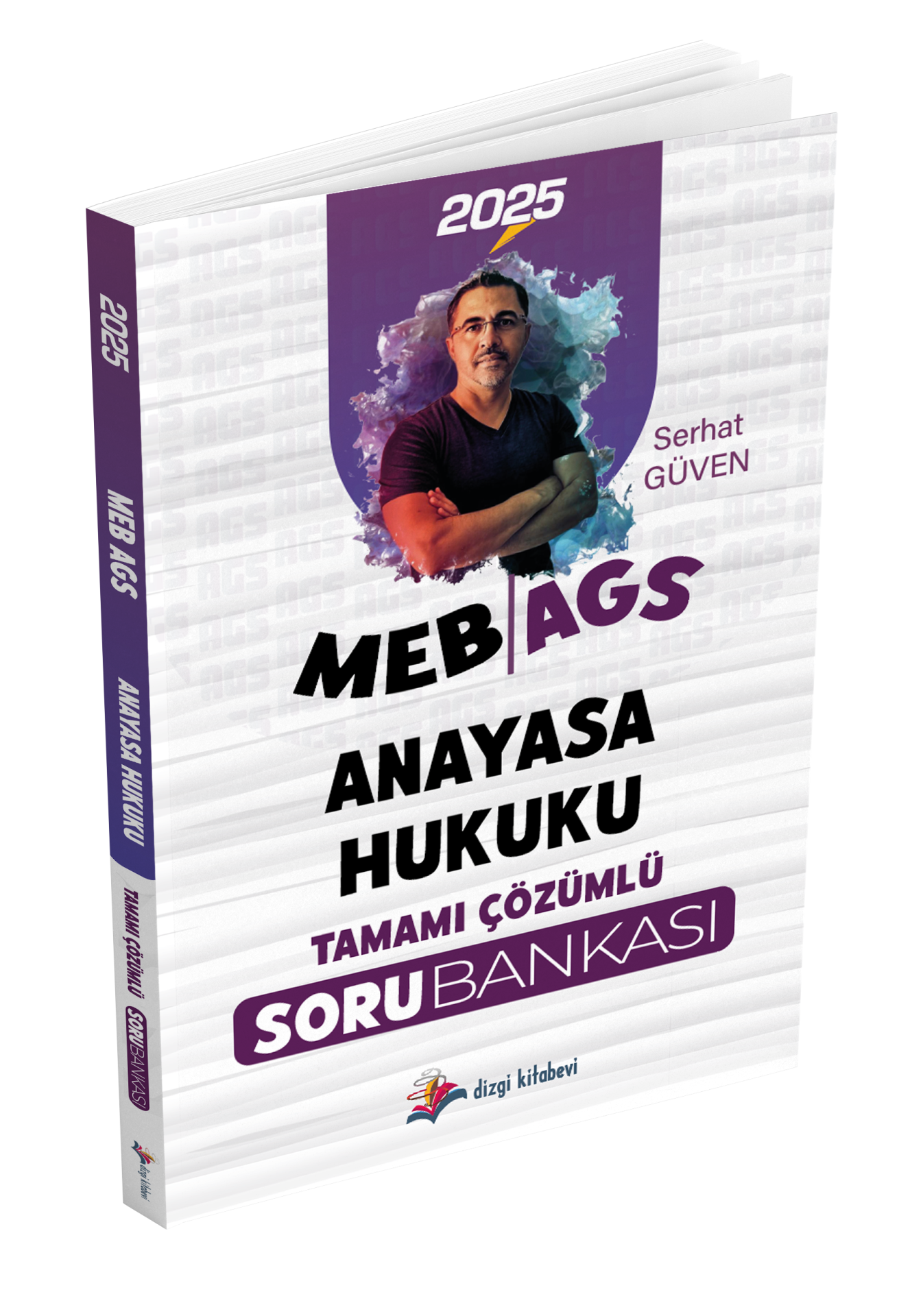 Dizgi Kitap 2025 MEB AGS Anayasa Hukuku Tamamı Çözümlü Soru Bankası Serhat Güven