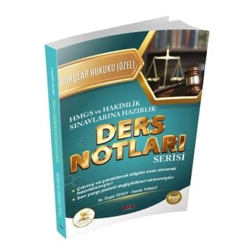 Savaş Yayınları HUKAL HMGS-HAKİMLİK Borçlar Hukuku Özel Hükümler Ders Notları