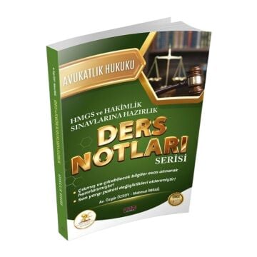 Savaş Yayınları HUKAL HMGS-HAKİMLİK Avukatlık Hukuku Ders Notları