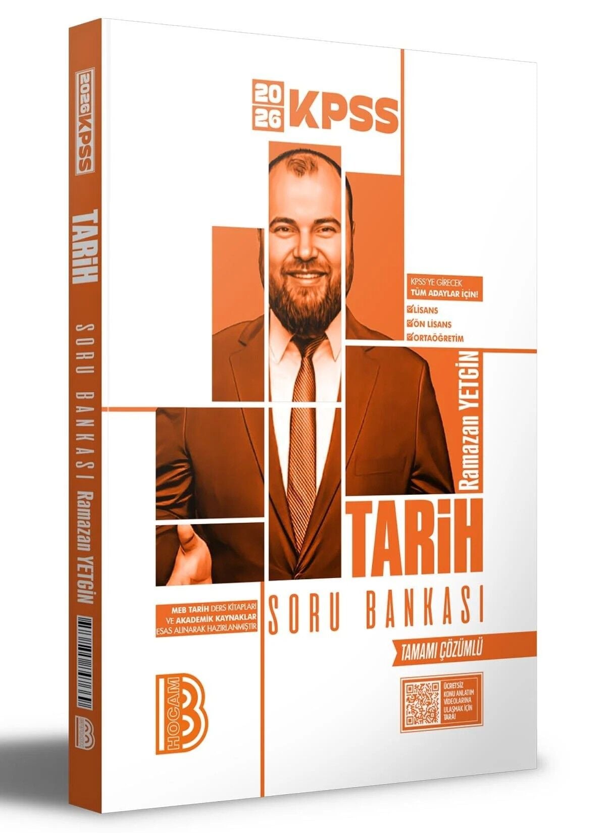2026 KPSS Tarih Tamamı Çözümlü Soru Bankası Ramazan Yetgin Benim Hocam Yayınları
