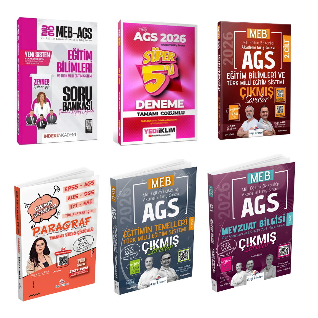 2026 MEB AGS Eğitim Bilimleri ve Türk Milli Eğitim Sistemi Soru Bankası & MEB AGS 5 li Deneme & MEB AGS Çıkmış Sorular Seti