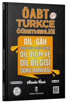 Türkçe ÖABTDEYİZ ÖABT MEB-AGS Türkçe Öğretmenliği Dilgah Dil Bilim ve Dil Bilgisi Soru Bankası - Enes Kaan Şahin, Asım Kara Türkçe ÖABTDEYİZ - İADESİZ